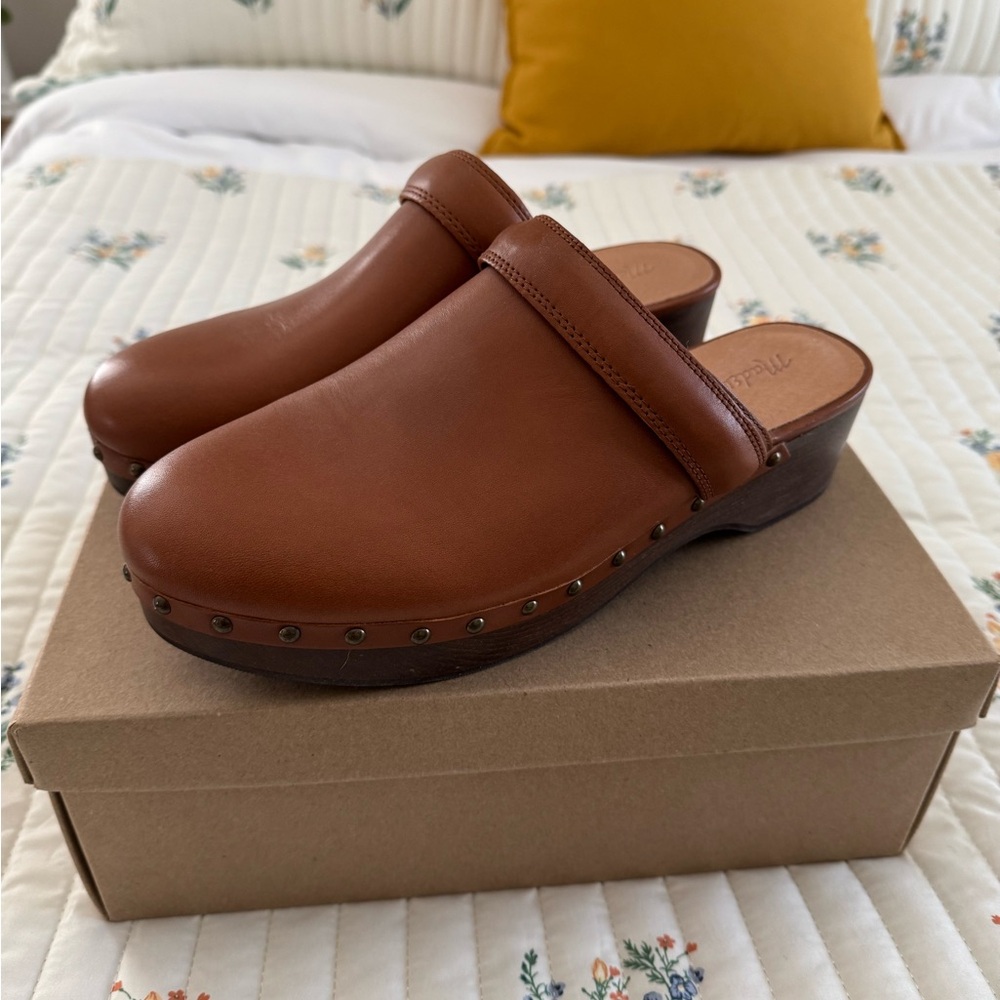 Leather Madewell Clogs